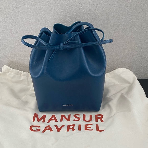 Mansur Gavriel Handbags - Mansur Gavriel Mini Bucket Bag Peacock